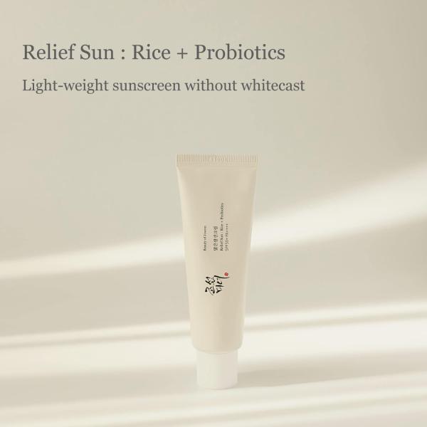 Beauty of Joseon Relief Sun: Rice + Probiotics SPF 50+ PA++++